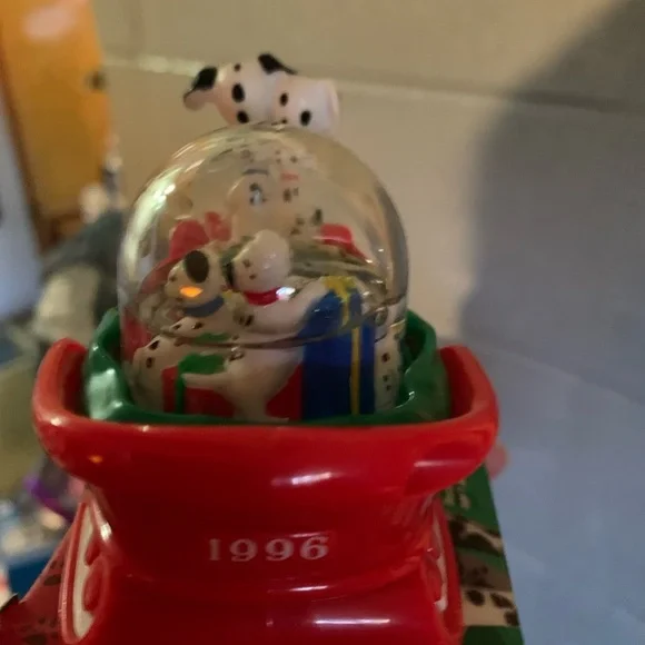 Vintage McDonald's Red and White Dalmatian Sled Toy - Picture 5 of 7